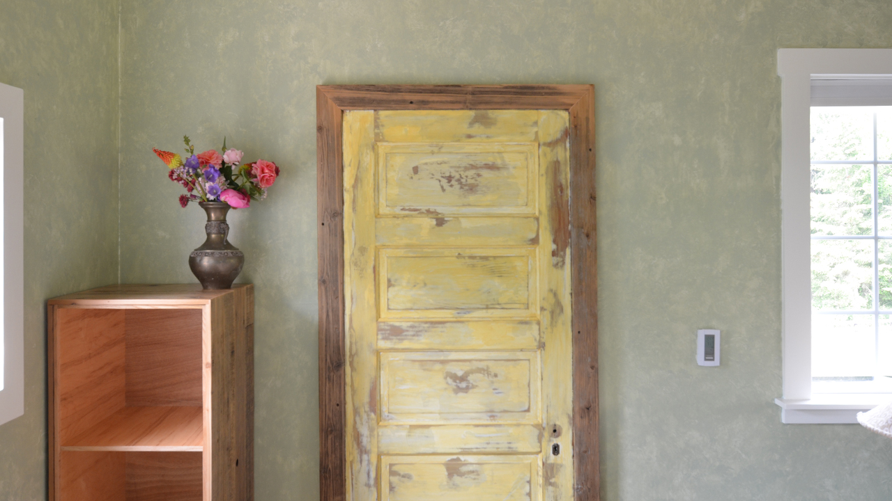 old distressed door